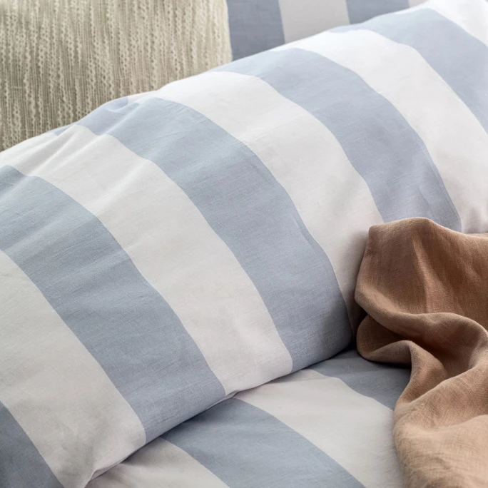 Cinderella Jacky Bettwäsche-Set Aus Renforcé-Baumwolle - 135x200 / 80x80 Cm - Soft Blue 5 Cinderella Jacky Bettwäsche-Set Aus Renforcé-Baumwolle - 135x200 / 80x80 Cm - Soft Blue – Bild 3