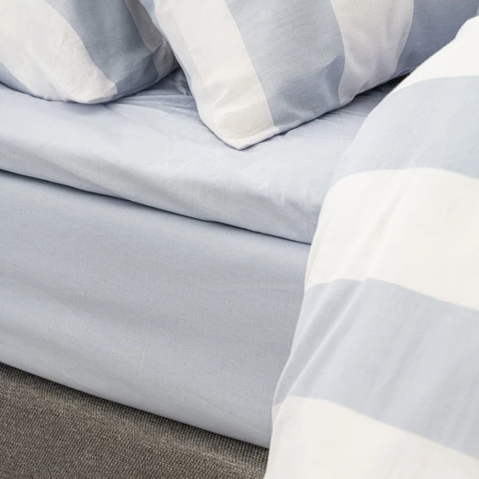 Cinderella Jacky Bettwäsche-Set Aus Renforcé-Baumwolle - 135x200 / 80x80 Cm - Soft Blue 6 Cinderella Jacky Bettwäsche-Set Aus Renforcé-Baumwolle - 135x200 / 80x80 Cm - Soft Blue – Bild 4