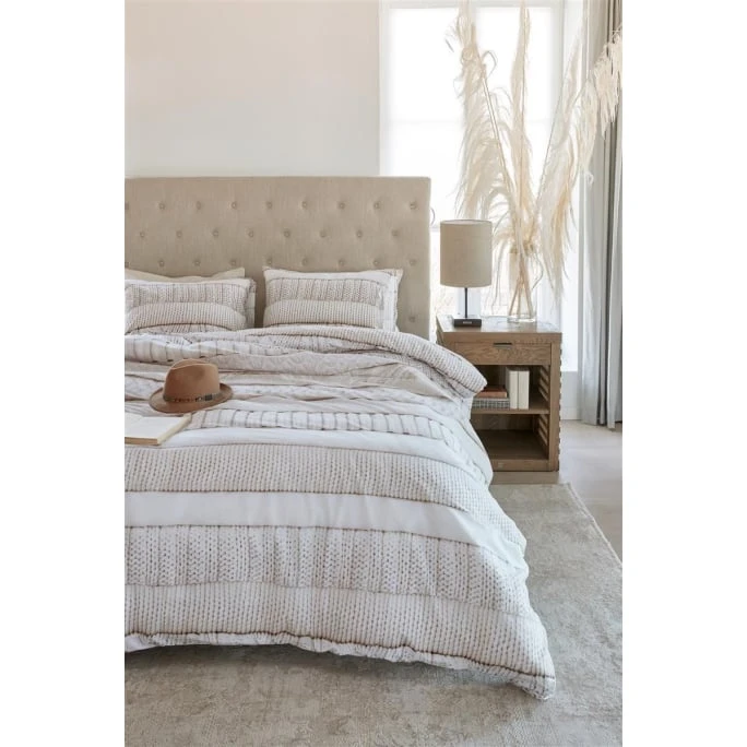 Riviera Maison Rivièra Maison Coziness Bettwäsche-Set - 155x220 / 80x80 Cm - Off-white 4 Riviera Maison Rivièra Maison Coziness Bettwäsche-Set - 155x220 / 80x80 Cm - Off-white – Bild 2