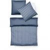 Fleuresse Lech Wendebettwäsche-Set Aus Flanell - 135x200 / 80x80 Cm - Marine