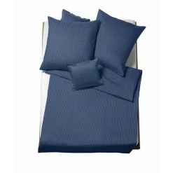 Fleuresse Linz Bettwäsche - 135x200 / 80x80 Cm - Denim