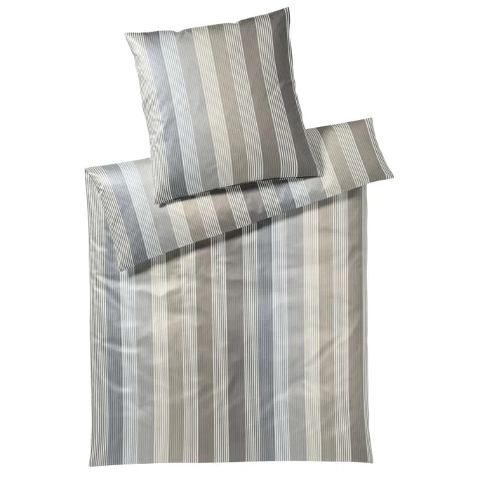 Elegante Brillant Jersey Bettwäsche-Set - 135x200 / 40x80 Cm - Stone 3 Elegante Brillant Jersey Bettwäsche-Set - 135x200 / 40x80 Cm - Stone