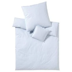 Elegante Classico Bettwäsche-Garnitur - 155x220 / 80x80 Cm - Blue