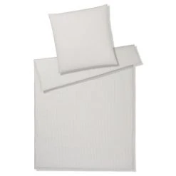 Elegante Classico Perkal Bettwäsche-Set - 135x200 / 80x80 Cm - Clay