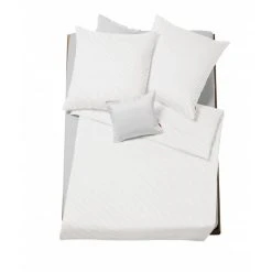 Fleuresse Linz Bettwäsche - 155x200 / 80x80 Cm - Weiß