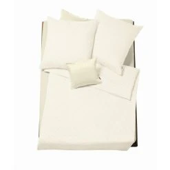 Fleuresse Linz Bettwäsche - 135x200 / 80x80 Cm - Wollweiß