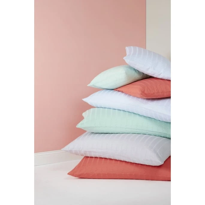 Elegante Chelsea Bettwäsche Aus Web-Seersucker - 135x200 / 80x80 Cm - Silber 4 Elegante Chelsea Bettwäsche Aus Web-Seersucker - 135x200 / 80x80 Cm - Silber – Bild 2