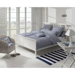 Elegante Lido Bettwäsche Aus Web-Perkal - 155x200 / 80x80 Cm - Marine -Moooi Shop unnamed file 425