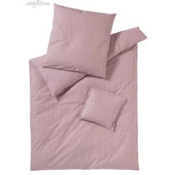 Elegante Classico Bettwäsche Aus Web-Perkal - 200x220 / 2x80x80 Cm - Bordeaux