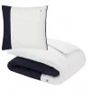 Tommy Hilfiger COLOUR BLOCK Bettwäsche - 155x220 / 80x80 Cm - Navy 2 Tommy Hilfiger COLOUR BLOCK Bettwäsche - 155x220 / 80x80 Cm - Navy -Moooi Shop unnamed file 43