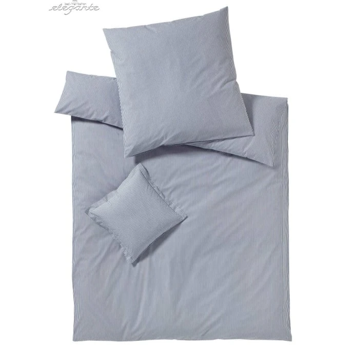 Elegante Classico Bettwäsche Aus Web-Perkal - 155x200 / 80x80 Cm - Marine 3 Elegante Classico Bettwäsche Aus Web-Perkal - 155x200 / 80x80 Cm - Marine