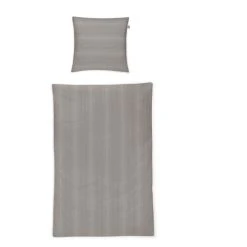 Irisette VIOLA 8677 Satin-Bettwäsche - 140x200 / 70x90 (AT) Cm - Kiesel