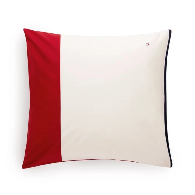 Tommy Hilfiger COLOUR BLOCK Bettwäsche - 135x200 / 80x80 Cm - Red 4 Tommy Hilfiger COLOUR BLOCK Bettwäsche - 135x200 / 80x80 Cm - Red – Bild 2