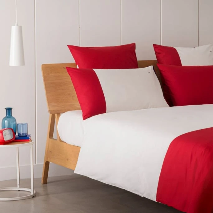 Tommy Hilfiger COLOUR BLOCK Bettwäsche - 135x200 / 80x80 Cm - Red 7 Tommy Hilfiger COLOUR BLOCK Bettwäsche - 135x200 / 80x80 Cm - Red – Bild 5