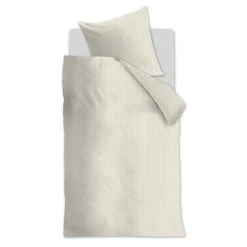 Beddinghouse Shine Bettwäsche-Set - 135x200 / 80x80 Cm - Ecru