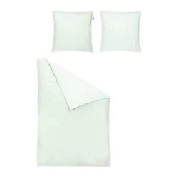 Irisette LINEA MAKO-SATIN Bettwäsche-Set - 140x200 / 70x90 (AT) Cm - Mint