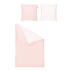 Irisette LINEA MAKO-SATIN Bettwäsche-Set - 135x200 / 80x80 Cm - Rosé