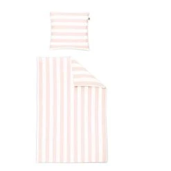 Irisette TAPE SATIN Bettwäsche-Set - 135x200 / 80x80 Cm - Rosé
