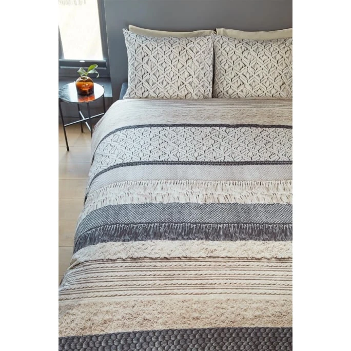 Beddinghouse Macramé Bettwäsche - 155x220 / 80x80 Cm - Natur 6 Beddinghouse Macramé Bettwäsche - 155x220 / 80x80 Cm - Natur – Bild 4