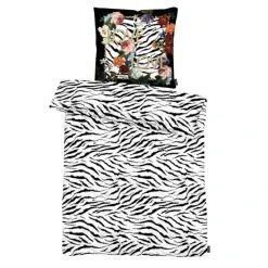 Apelt Johnny Bettwäsche-Set Aus Satin - 140x200 / 70x90 (AT) Cm - Weiß/schwarz/gold