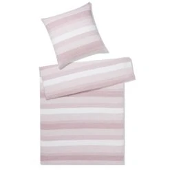 Elegante Delight Bettwäsche Aus Halbleinen - 155x220 / 80x80 Cm - Ziegel