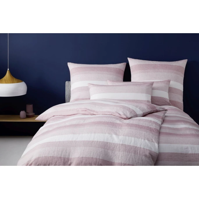 Elegante Delight Bettwäsche Aus Halbleinen - 155x220 / 80x80 Cm - Ziegel 4 Elegante Delight Bettwäsche Aus Halbleinen - 155x220 / 80x80 Cm - Ziegel – Bild 2