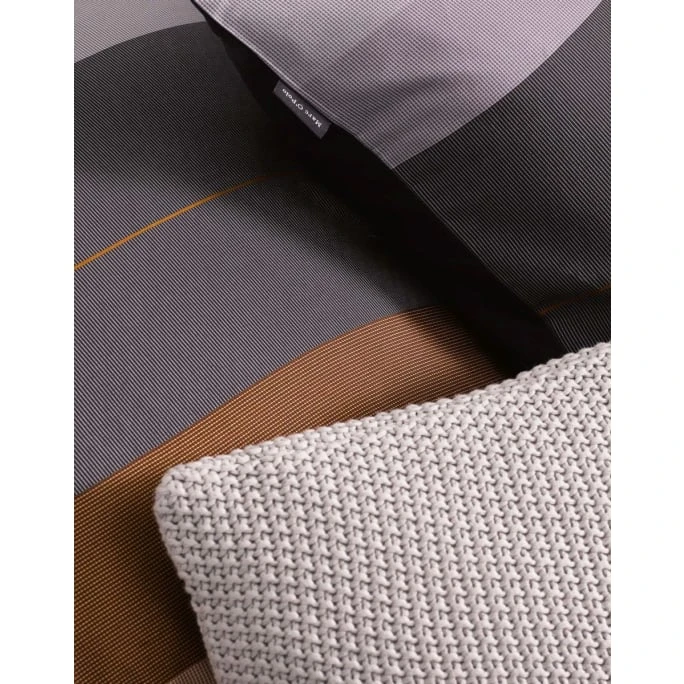 Marc O'Polo Kiya Bettwäsche-Set - 135x200 / 80x80 Cm - Warm Charcoal 4 Marc O'Polo Kiya Bettwäsche-Set - 135x200 / 80x80 Cm - Warm Charcoal – Bild 2