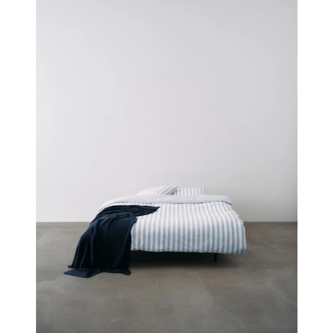 Marc O'Polo Mikkeli Bettwäsche Aus Perkal - 135x200 / 80x80 Cm - Powder Blue 4 Marc O'Polo Mikkeli Bettwäsche Aus Perkal - 135x200 / 80x80 Cm - Powder Blue – Bild 2