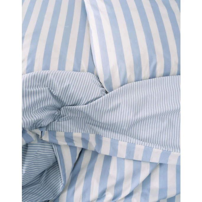 Marc O'Polo Mikkeli Bettwäsche Aus Perkal - 135x200 / 80x80 Cm - Powder Blue 5 Marc O'Polo Mikkeli Bettwäsche Aus Perkal - 135x200 / 80x80 Cm - Powder Blue – Bild 3