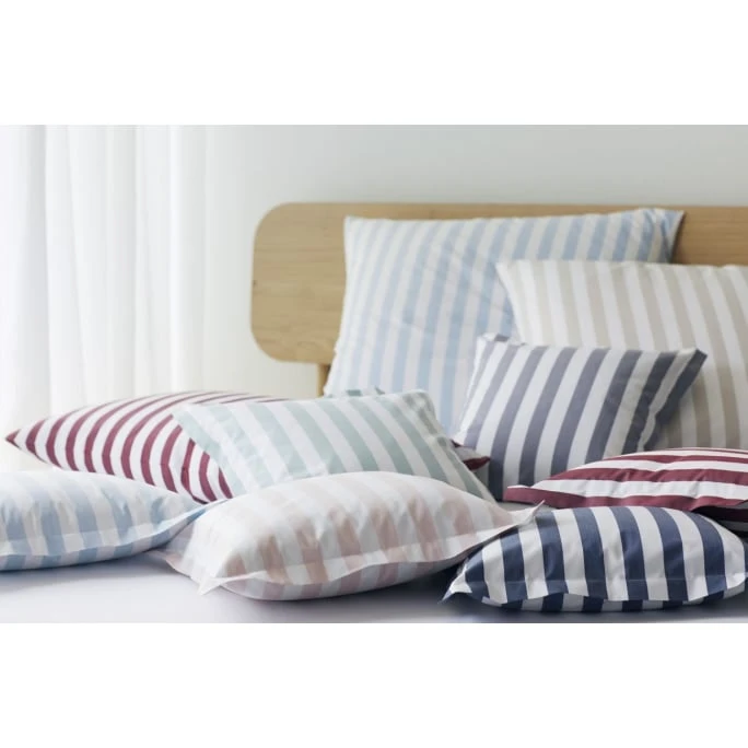 Elegante Lido Web-Perkal Bettwäsche-Set - 135x200 / 80x80 Cm - Puder 4 Elegante Lido Web-Perkal Bettwäsche-Set - 135x200 / 80x80 Cm - Puder – Bild 2