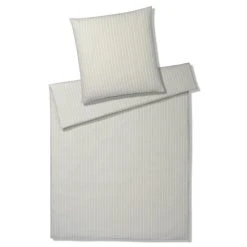 Elegante Sailor Halbleinen Bettwäsche-Set - 135x200 / 80x80 Cm - Sand