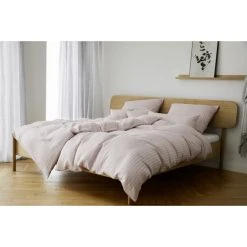 Elegante Sailor Halbleinen Bettwäsche-Set - 135x200 / 40x80 Cm - Blush -Moooi Shop unnamed file 565