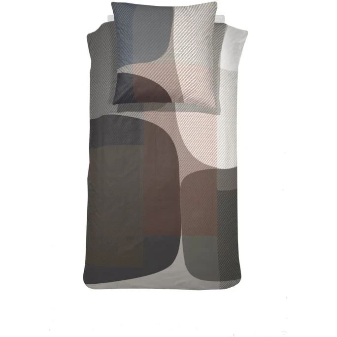 Damai Moore Bettwäsche-Set Aus Baumwoll-Satin - 155x220 / 80x80 Cm - Basalt 3 Damai Moore Bettwäsche-Set Aus Baumwoll-Satin - 155x220 / 80x80 Cm - Basalt