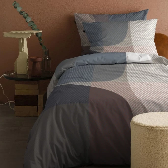 Damai Moore Bettwäsche-Set Aus Baumwoll-Satin - 155x220 / 80x80 Cm - Basalt 4 Damai Moore Bettwäsche-Set Aus Baumwoll-Satin - 155x220 / 80x80 Cm - Basalt – Bild 2