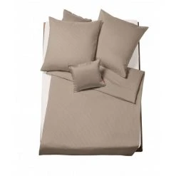 Fleuresse Linz Bettwäsche - 135x200 / 80x80 Cm - Taupe