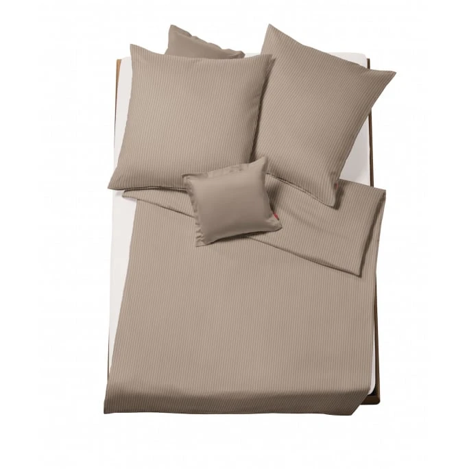 Fleuresse Linz Bettwäsche - 135x200 / 80x80 Cm - Taupe 3 Fleuresse Linz Bettwäsche - 135x200 / 80x80 Cm - Taupe