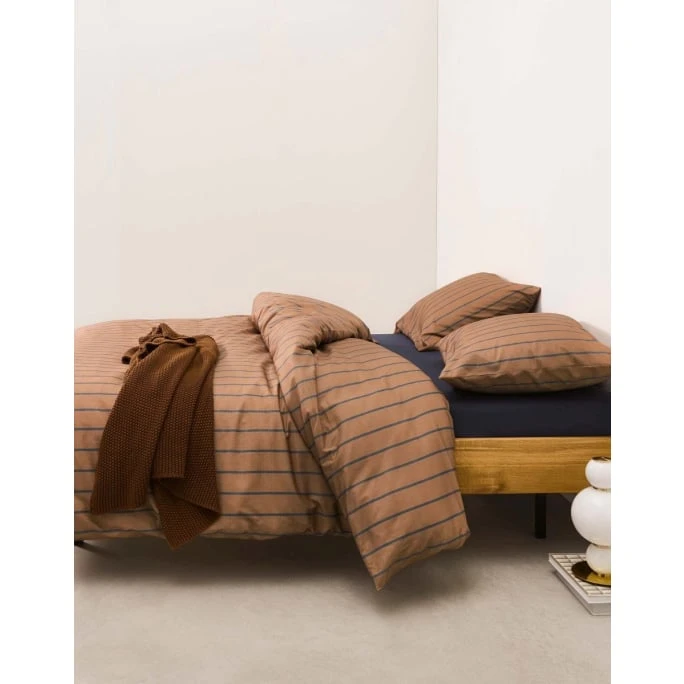 Marc O'Polo Torsken Bettwäsche-Set - 140x200 / 70x90 (AT) Cm - Warm Pecan 5 Marc O'Polo Torsken Bettwäsche-Set - 140x200 / 70x90 (AT) Cm - Warm Pecan – Bild 3