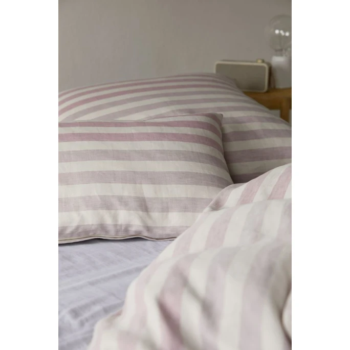 Elegante Clear Halbleinen Bettwäsche - 155x220 / 40x80 Cm - Blush 4 Elegante Clear Halbleinen Bettwäsche - 155x220 / 40x80 Cm - Blush – Bild 2