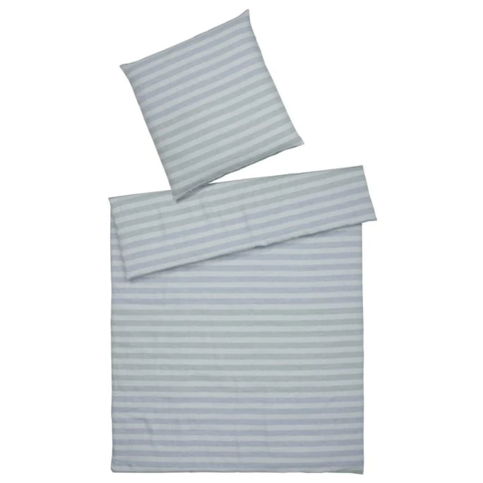 Elegante Clear Halbleinen Bettwäsche - 135x200 / 40x80 Cm - Aqua 3 Elegante Clear Halbleinen Bettwäsche - 135x200 / 40x80 Cm - Aqua