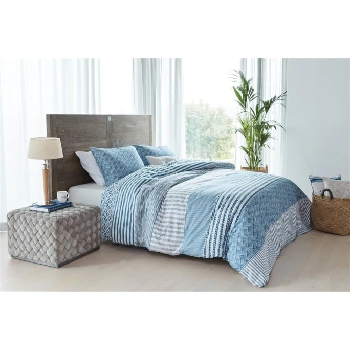 Riviera Maison Rivièra Maison Desert Secrets Bettwäsche - 155x220 / 80x80 Cm - Blau 4 Riviera Maison Rivièra Maison Desert Secrets Bettwäsche - 155x220 / 80x80 Cm - Blau – Bild 2