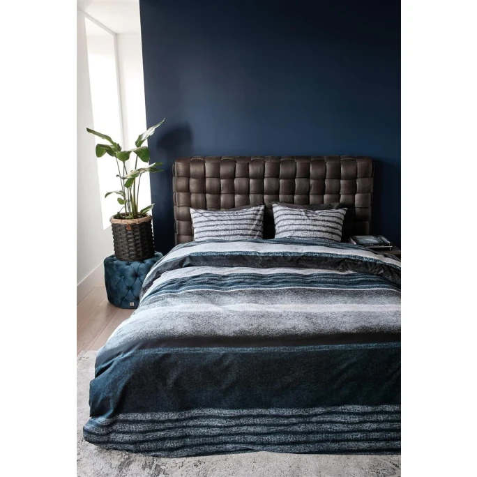 Riviera Maison Rivièra Maison Mohair Bettwäsche-Set - 155x220 / 80x80 Cm - Blau 4 Riviera Maison Rivièra Maison Mohair Bettwäsche-Set - 155x220 / 80x80 Cm - Blau – Bild 2