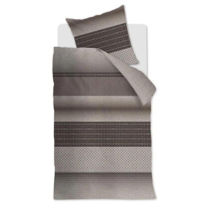Riviera Maison Rivièra Maison Retrograde Bettwäsche-Set - 155x220 / 80x80 Cm - Braun 3 Riviera Maison Rivièra Maison Retrograde Bettwäsche-Set - 155x220 / 80x80 Cm - Braun