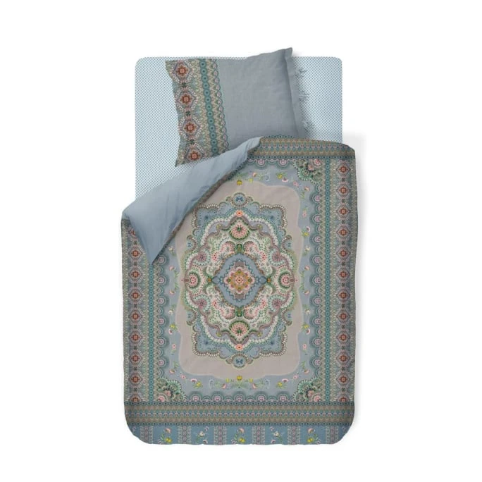 Pip Studio Majorelle Carpet Bettwäsche-Set - 155x220 / 80x80 Cm - Blue 3 Pip Studio Majorelle Carpet Bettwäsche-Set - 155x220 / 80x80 Cm - Blue