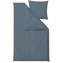 Södahl Common Bio Bettwäsche-Set - 155x220 Cm / 80x80 Cm - China Blue