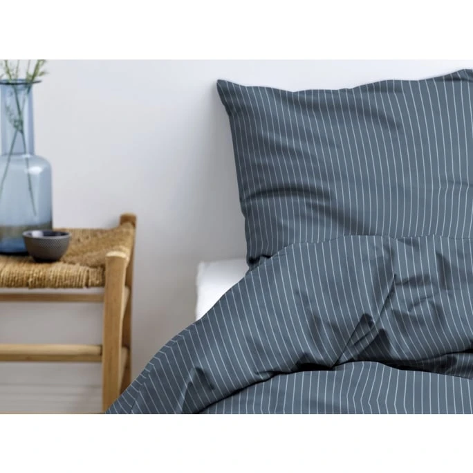 Södahl Common Bio Bettwäsche-Set - 155x220 Cm / 80x80 Cm - China Blue 5 Södahl Common Bio Bettwäsche-Set - 155x220 Cm / 80x80 Cm - China Blue – Bild 3