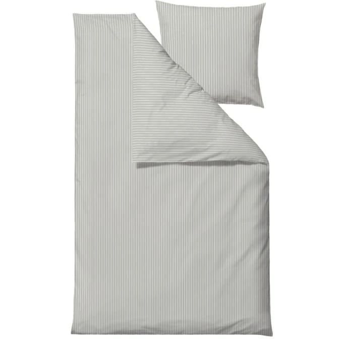 Södahl Common Bio Bettwäsche-Set - 155x220 Cm / 80x80 Cm - Light Grey 3 Södahl Common Bio Bettwäsche-Set - 155x220 Cm / 80x80 Cm - Light Grey