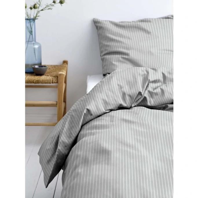 Södahl Common Bio Bettwäsche-Set - 155x220 Cm / 80x80 Cm - Light Grey 4 Södahl Common Bio Bettwäsche-Set - 155x220 Cm / 80x80 Cm - Light Grey – Bild 2