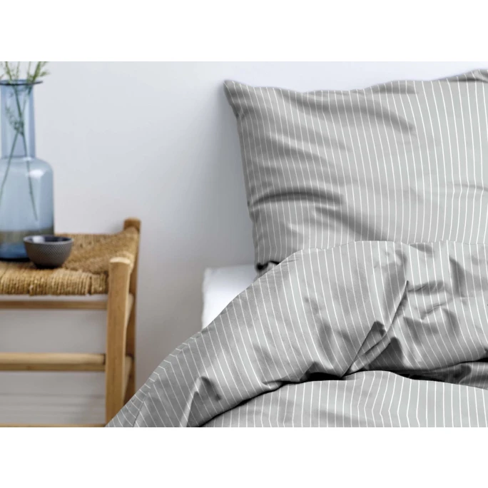 Södahl Common Bio Bettwäsche-Set - 155x220 Cm / 80x80 Cm - Light Grey 5 Södahl Common Bio Bettwäsche-Set - 155x220 Cm / 80x80 Cm - Light Grey – Bild 3