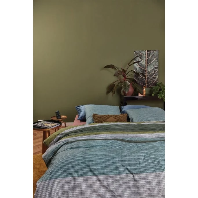 At Home Comprise Bettwäsche-Set - 155x220 / 80x80 Cm - Grün 4 At Home Comprise Bettwäsche-Set - 155x220 / 80x80 Cm - Grün – Bild 2