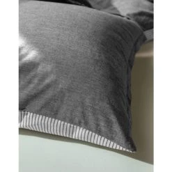 Marc O'Polo Skei Bettwäsche-Set Mit Recycling-Baumwolle - 200x220 / 2x80x80 Cm - Schwarz 9 Marc O'Polo Skei Bettwäsche-Set Mit Recycling-Baumwolle - 200x220 / 2x80x80 Cm - Schwarz -Moooi Shop unnamed file 697